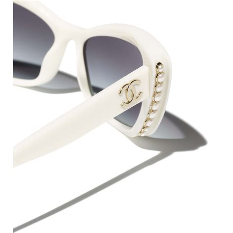 White Chanel sunglasses sale